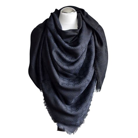 navy blue gucci scarf|gucci scarf female.